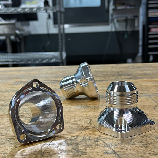 KA24DE Billet Thermostat Housing