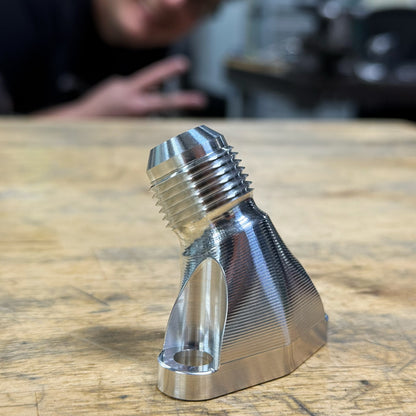 SR20DET -10AN Power Steering Low Pressure fitting.
